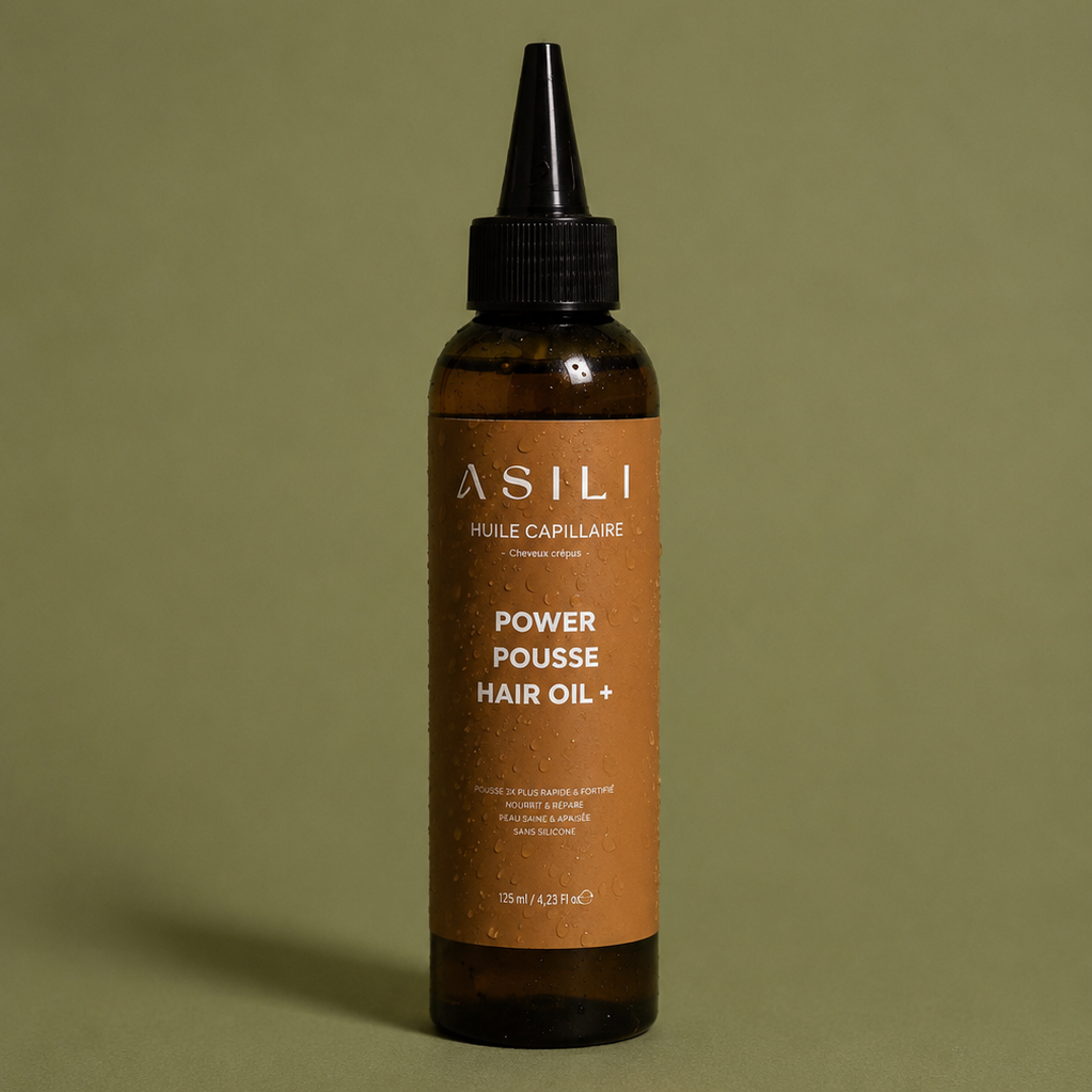 Huile Capillaire Cheveux Crépus – Pousse & Anti-Casse | Asilì