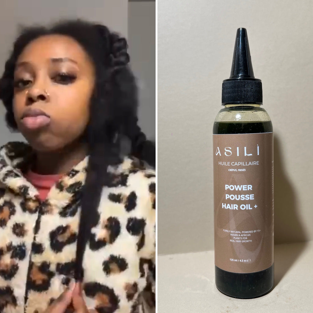 Huile Capillaire Cheveux Crépus – Pousse & Anti-Casse | Asilì